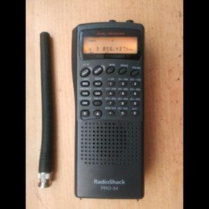 RADIO SHACK Pro-94A 1000 Channel Dual Trunking Radio Scanner Radioshack